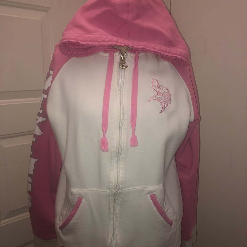 Minnesota Vikings zip front hoodie